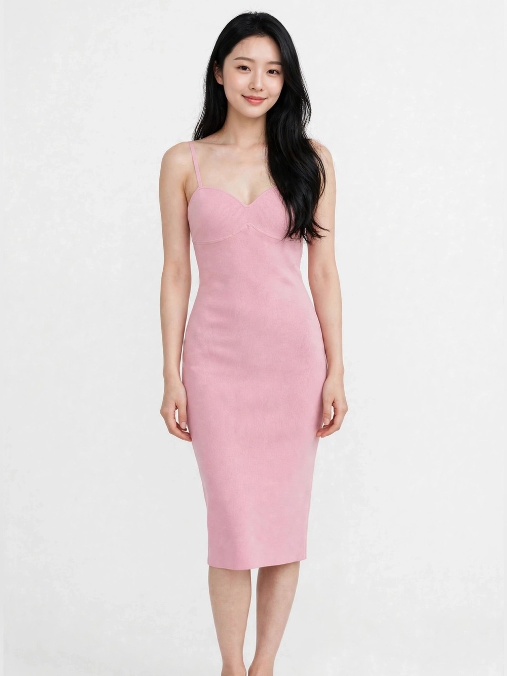Aritzia Pink Bodycon Cami Dress – Size M